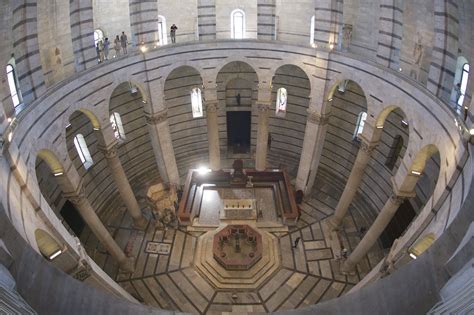 Interior of Baptistry, Pisa. A special place. Like being in a bowl of cold light. | Florence ...