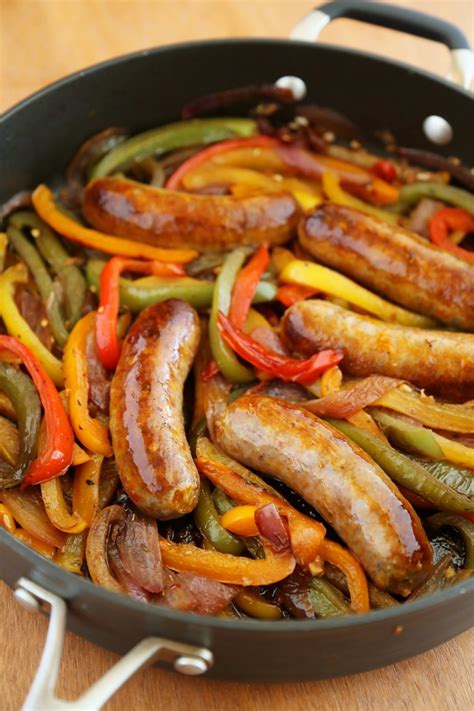 sausage peppers and onions recipe oven