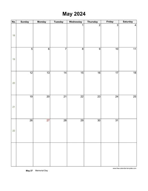 May 2024 Calendar Printable Excel - Chery Deirdre