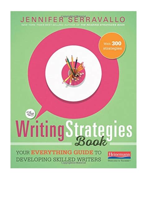 The Writing Strategies Book - Jennifer Serravallo - Your Everything