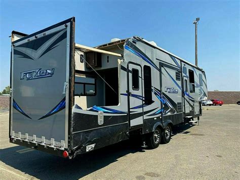 2016 KEYSTONE FUZION 345 FIFTH WHEEL TOY HAULER TRAILER RV 3 SLIDES PROJECT - True RV True RV