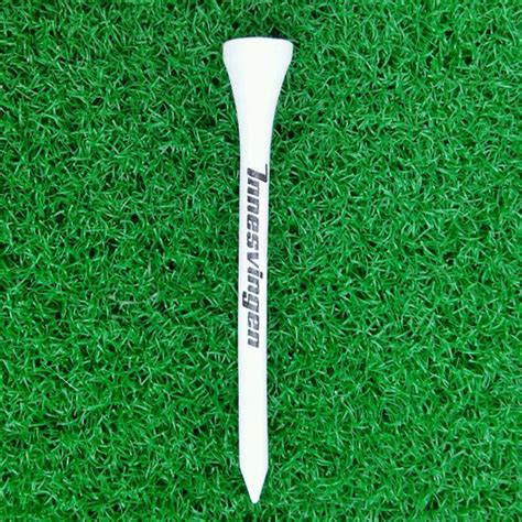 50pcs Hot Sale 70MM White Wooden golf Ball Tees Printing Golf Tee New ...