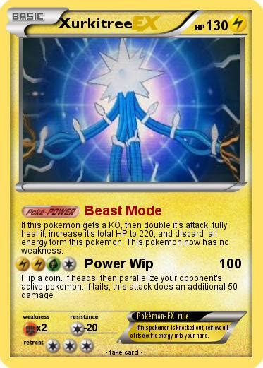 Pokémon Xurkitree 21 21 - Beast Mode - My Pokemon Card