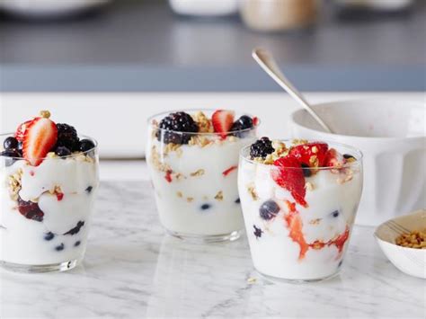 Yogurt and Fruit Parfaits Recipe | Rachael Ray | Food Network