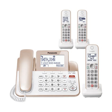 Panasonic Corded Phone with Cordless Handsets - - KX-TGF853x Series