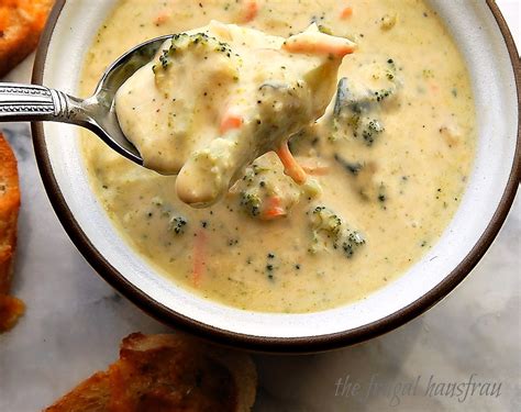 15 Minute Instant Pot Broccoli Cheese Soup - Frugal Hausfrau