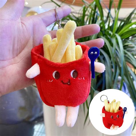 Cute Hot Dog Hamburger French Fries Plush Toys Stuffed Doll Set Wedding ...