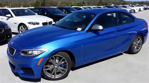 NEW BMW M235i Estoril Blue Walk Around Car Review - YouTube