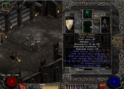 Decent drop from Mephisto. : r/diablo2