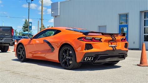 Orange Corvette C8 Stingray | Sports cars luxury, Chevrolet corvette ...