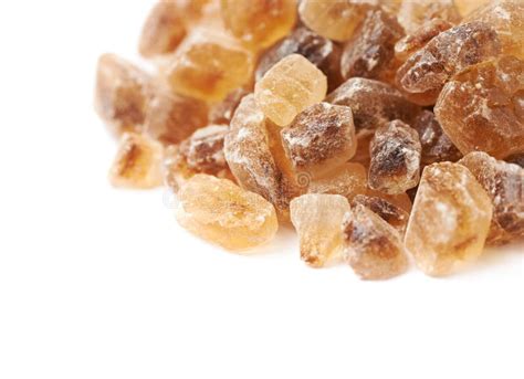 Pile of Brown Rock Sugar Crystals Stock Image - Image of eating ...