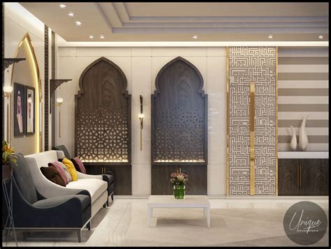 Luxury Arabic parametric office on Behance Moroccan Style Interior ...