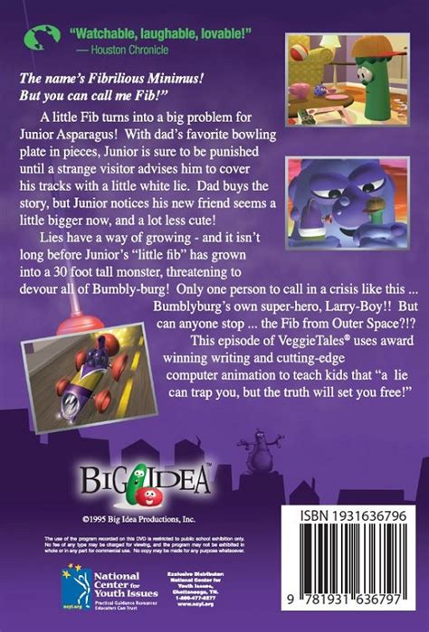 Veggietales Larryboy And The Fib From Outer Space Vhs