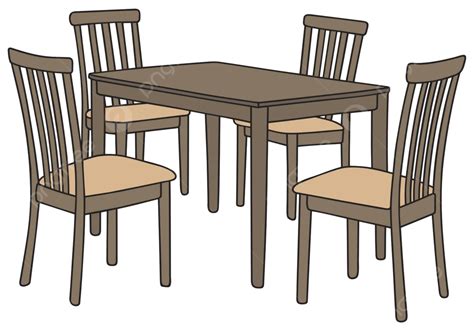 Table And Chairs Table Home Chair Vector, Table, Home, Chair PNG and ...