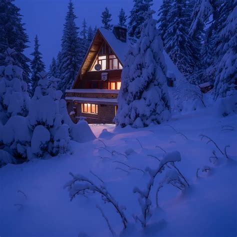 Cozy winter mountain lodge – Artofit