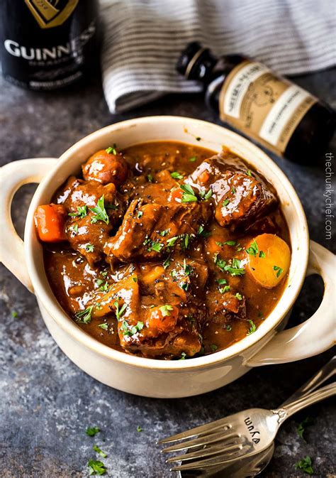 Guinness Beef Stew (Irish stew reicipe) - The Chunky Chef