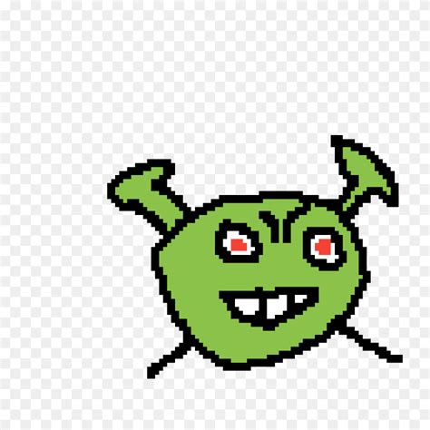 Pixel Art Shrek Easy