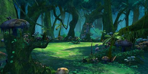 Cartoon Forest Scene 01 | 3D model | Fantasy landscape, Landscape drawings, Environment props