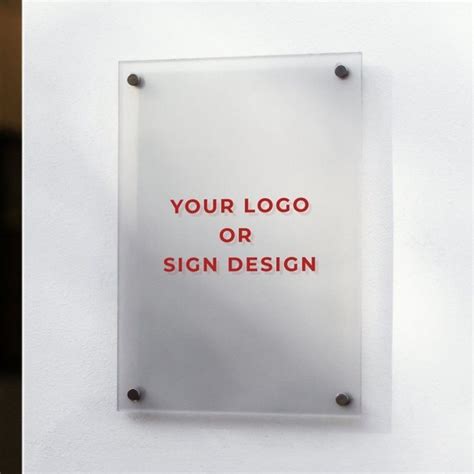 Entrance Logo Sign Mockup