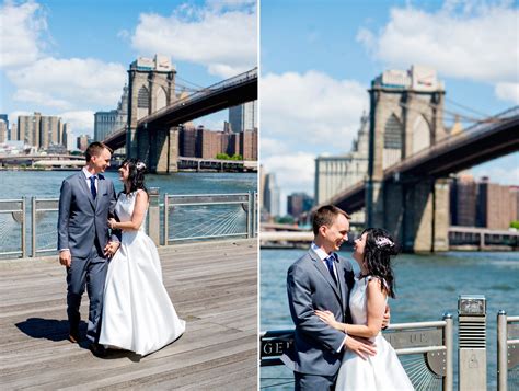 Brooklyn Bridge Park Wedding Photos | Siobhan & Trevor