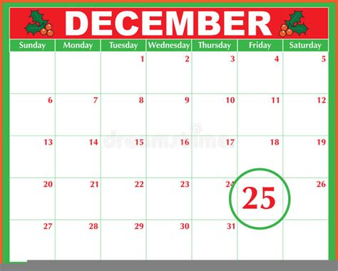 December Calendar Clipart | Free Images at Clker.com - vector clip art online, royalty free ...