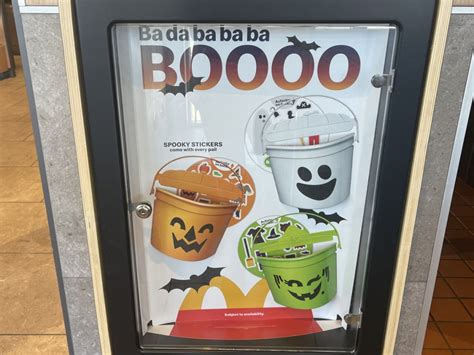 McDonald's Halloween buckets - DugaldAriel