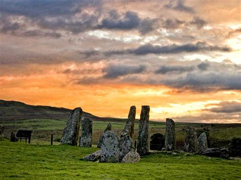 Near Wigtown Bay, Scotland | Standing Stones at Cairnholy at… | Flickr