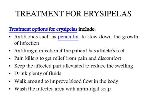 Erysipelas : causes, symptoms, diagnosis, prevention and treatments