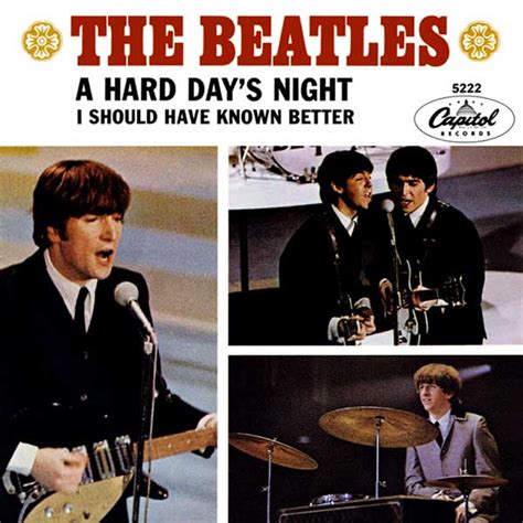 A Hard Day's Night b/w I Should Have Known Better - About The Beatles