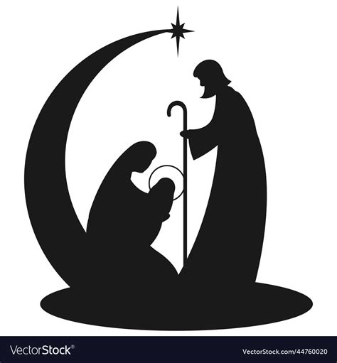 Christmas nativity scene 9 Royalty Free Vector Image