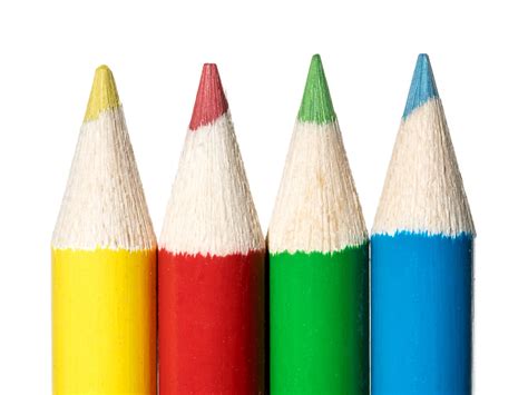 Colouring Pencils | Red, yellow, green and blue colouring pe… | Flickr
