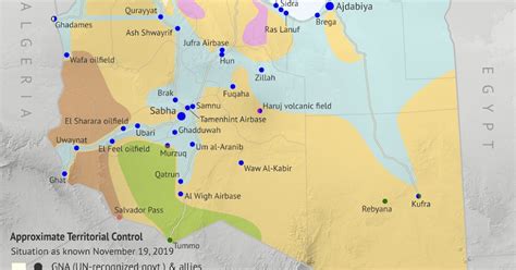 Libya Civil War Map & Timeline - November 2019 : r/CredibleDefense