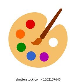 Artist S Palette Clipart Black