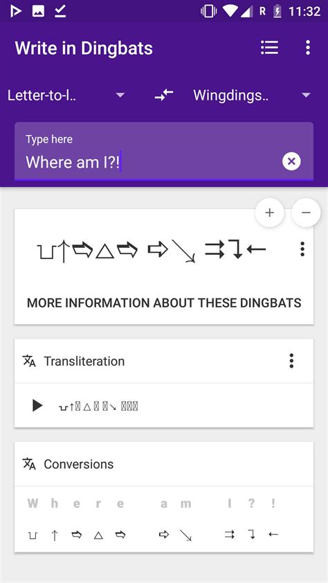 Gaster Dingbats: Wingdings translator & keyboard APK for Android Download