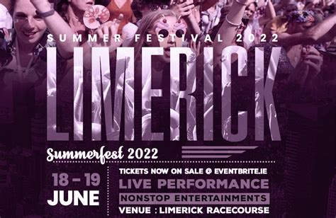 Limerick SummerFest 2022 set to bring music, arts and culture to Limerick