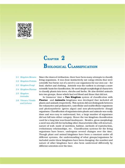 NCERT Book Class 11 Biology Chapter 2 Biological Classification | AglaSem Schools