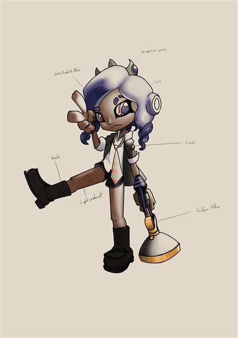 My Splatoon 3 Octoling! (art by me 😊) : r/splatoon