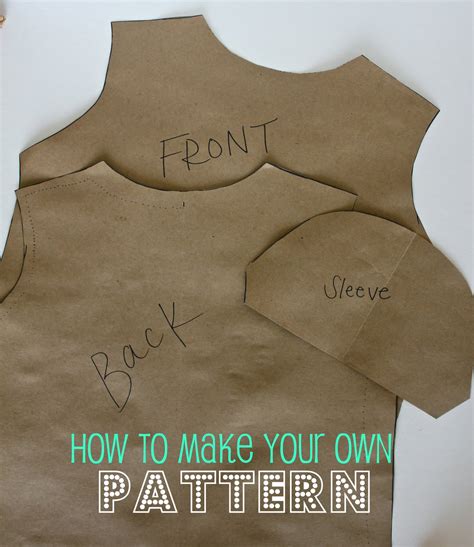 Making Your Own Pattern: a tutorial | Sweet Verbena