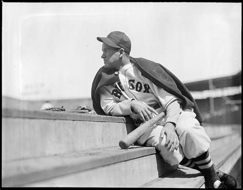 Joe Cronin, Boston Red Sox, on dugout steps | Boston red sox, Red sox ...