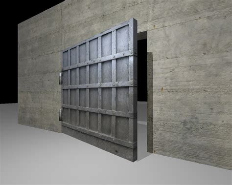 3d steel bunker door