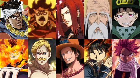 Top 10 Fire Power Users in Anime by HeroCollector16 on DeviantArt