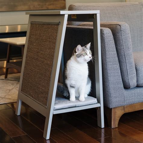 A-Frame Cat Bed: Elevated Cat Bed, Table, & Scratcher | Refined Feline