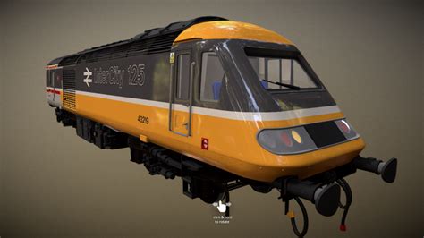 Intercity 125 Executive Livery With Buffers - DownloadFree3D.com