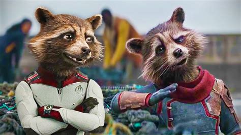 Avengers 4: Endgame Rocket Raccoon 1:6 Scale Action Figure ...