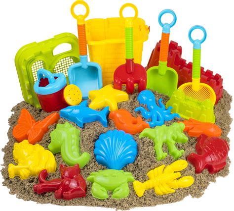 23pc Kids Beach Toys Set, Sandbox Toys; Sand Toys- Buy Online in Japan at desertcart.jp ...