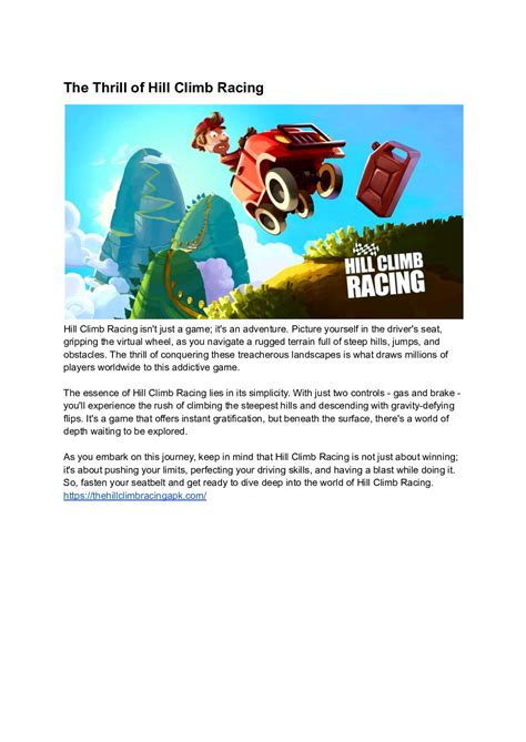 Calaméo - Hill Climb Racing Tips And Tricks