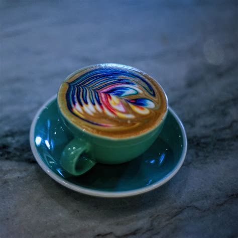 Marvelous Colorful Latte Coffee Art | Great Inspire