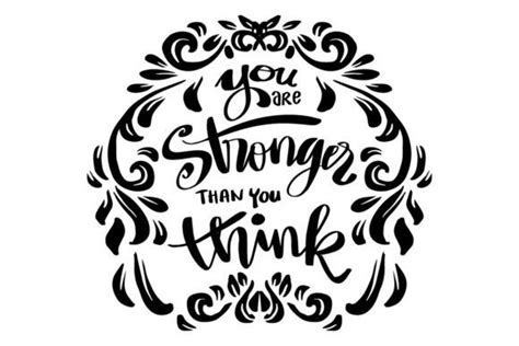 You Are Stronger Than You Think Graphic by han.dhini · Creative Fabrica