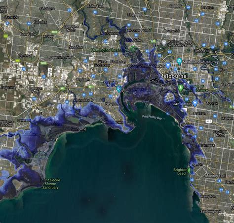 We Want Climate Action Now: Melbourne: predicted flooding with a ...