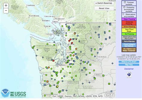 Flood warnings out as rivers crest banks in W. Wash.